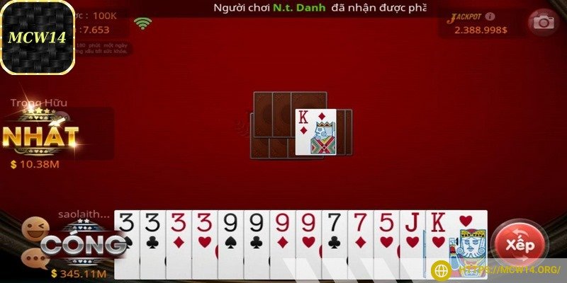 Cách chơi tiến lên đếm lá được nhiều người ưa chuộng
